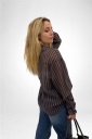 camicia leggermente trasparente trace